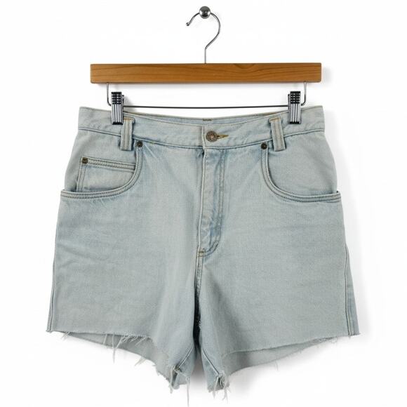Lizwear by Liz Claiborne Pants - Vintage LizWear Denim Jean Cut Off Shorts Light Wash Grunge Distressed Size 12